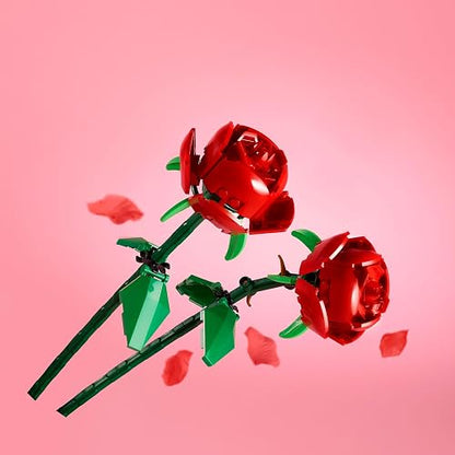 LEGO Rosas - Juguetes de Construcción para Niñas y Niños, Años 8+ - Decoración para Escritorio, Recamara - 40460