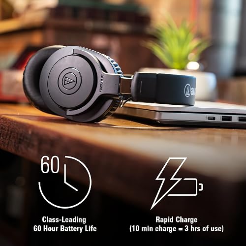 Audio-Technica ATH-M20xBT Auriculares inalámbricos sobre la Oreja