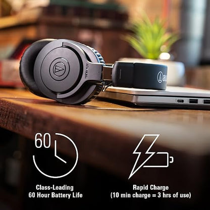 Audio-Technica ATH-M20xBT Auriculares inalámbricos sobre la Oreja