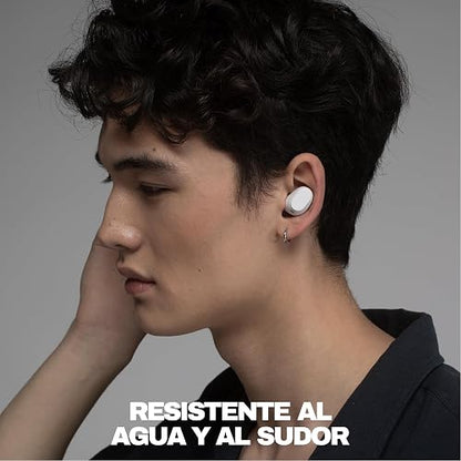 Skullcandy Dime 360 Wireless Earbuds with Clip-Anywhere Case - Bone | In-Ear Fit, Bluetooth, Noise Isolating, 28 Hours Battery, Microphone for iPhone Android, Easy Clip-On Design for Travel