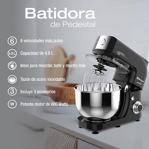 Koblenz Batidora de Pedestal Planetaria BPKM-800 IN 800W 4.8L