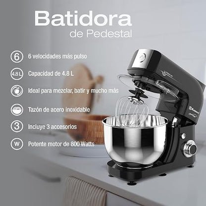 Koblenz Batidora de Pedestal Planetaria BPKM-800 IN 800W 4.8L