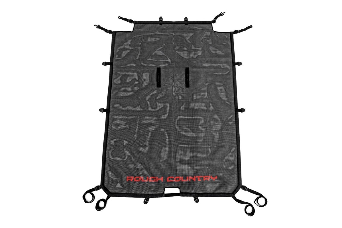 Rough Country 85116 - Parte Superior de Bikini de Malla Negra para Ford Bronco 2021-2024 | 4 Puertas