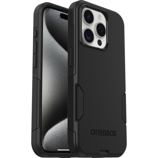 OtterBox Commuter - Funda para iPhone 15 Pro (3 Unidades), Color Negro