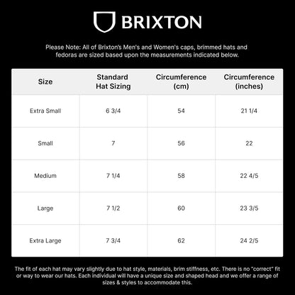 Brixton Cuchillo Fedora Sombrero de Vestir para Unisex Adulto