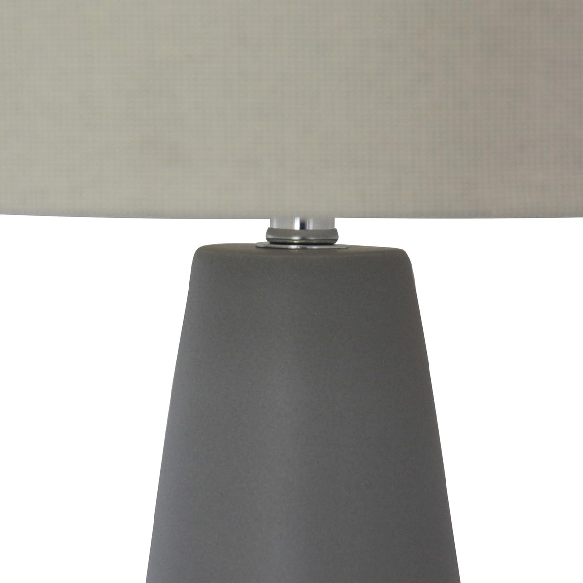 Luzerna CM-0024 Lámpara De Buro Obelisco, Color Gris Ceniza, 1 Unidad