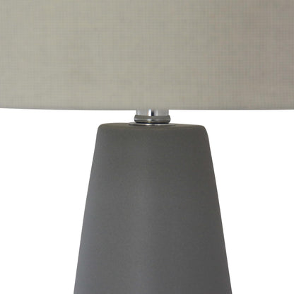 Luzerna CM-0024 Lámpara De Buro Obelisco, Color Gris Ceniza, 1 Unidad