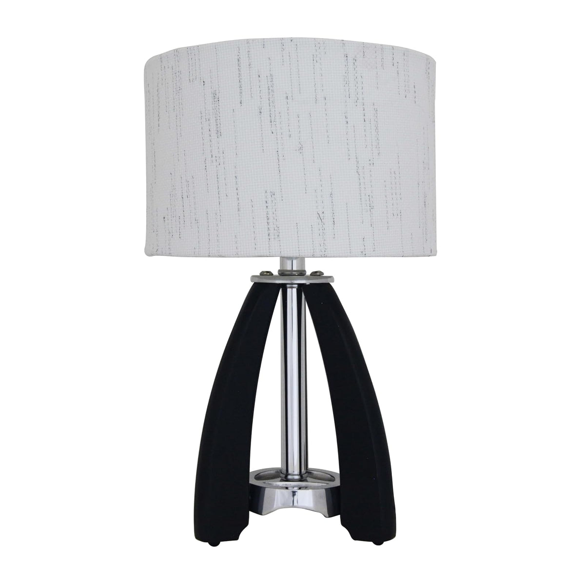 Luzerna CM-0297 Lámpara De Mesa Malibu Mini, Color Poplar Negro, 1 Unidad