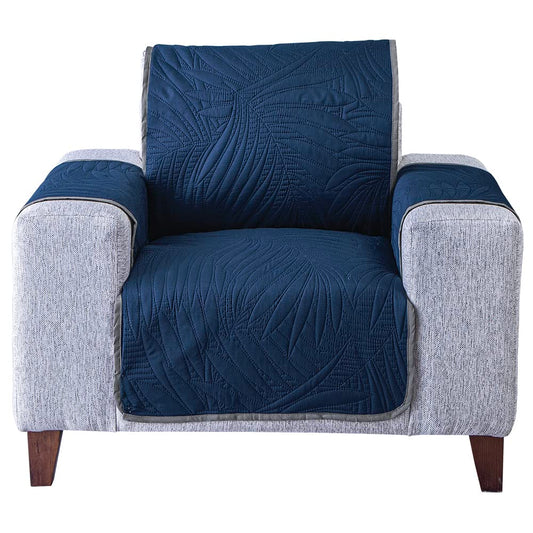 Colchas Concord Protector de Colchón, Color Marino, 100% Poliéster, Tamaño 1 Plaza, Cubre Colchón Suave Que Protege contra Polvo, Manchas y Desgaste, Cubre Colchón con Elástico Ajustable, 1 Pieza