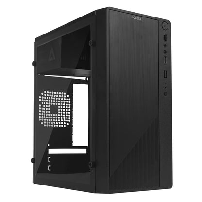 Acteck Gabinete KIOTO GC220 Micro ATX Fuente 500W Acrilico Micro Torre USB 2.0 AC-933063