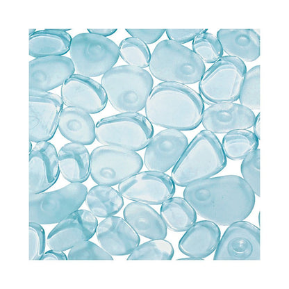 InterDesign Pebblz Shower Mat, Blue