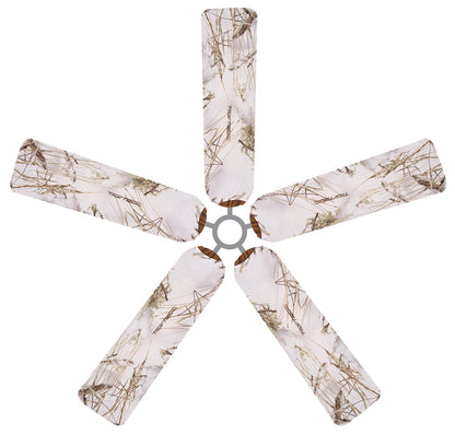 Fan Blade Designs MC2 Snow Camo - Cubiertas para ventilador de techo