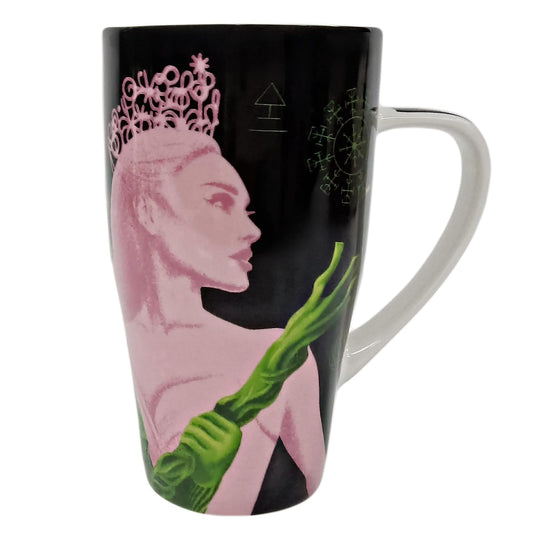 Funkids - Tarro alto Wicked 600ML, tasa grande para cafe de porcelana.