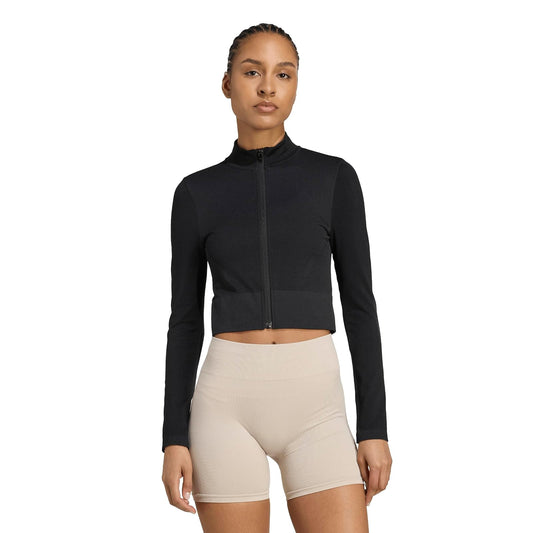 adidas Essentials Full-Zip Knit Workout Jacket Sudadera Mujer