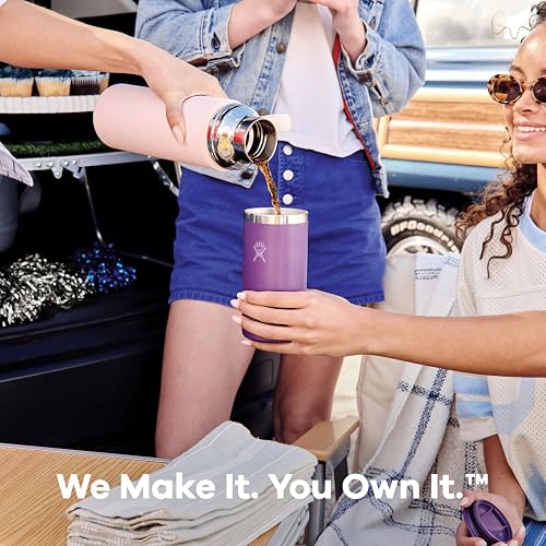 Hydro Flask - Taza de café de Viaje de Acero Inoxidable aislada, antiderrames, a Prueba de Fugas, 20 onzas, Verde Agave