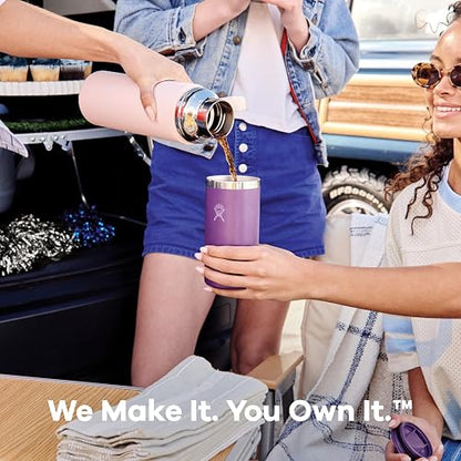 Hydro Flask - Taza de café de Viaje de Acero Inoxidable aislada, antiderrames, a Prueba de Fugas, 20 onzas, Verde Agave