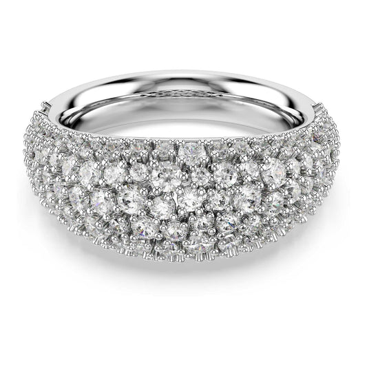 Swarovski Anillo Sublima, Blanco, Baño de rodio