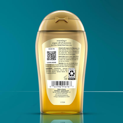 OGX, Tratamiento Capilar Renovador Extra Fuerte de Aceite de Argán, 100 ml
