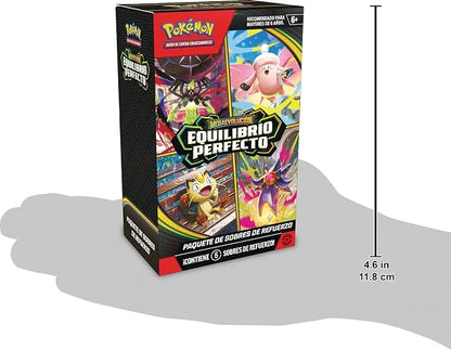 Pokémon Paquete de Sobres de Refuerzo de Megaevolución-Equilibrio Perfecto de JCC Producto en Español de Lationamerica