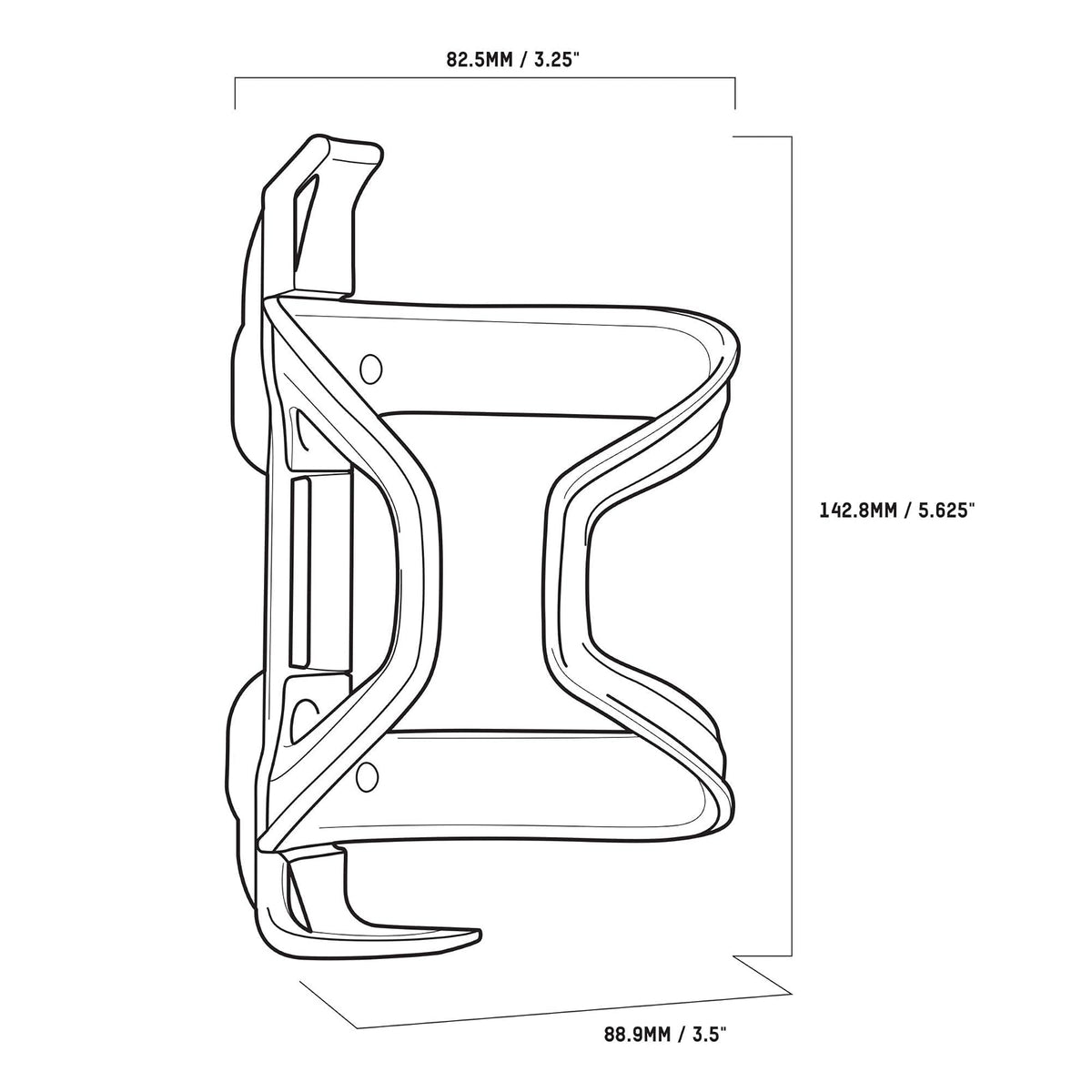 Blackburn Wayside Side Entry MTB Bottle Cage