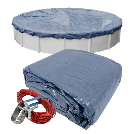 Robelle 4624 - Cubierta de Piscina para Invierno, línea de Valor, Piscinas sobre el Piso de 25 pies