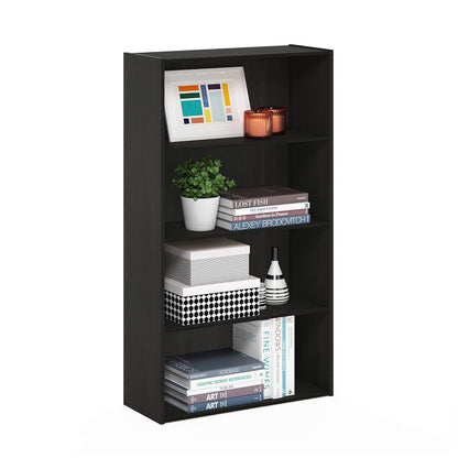 Furinno Pasir Estantería de 3 o 4 Niveles, Varios Colores - Espresso - 4 niveles