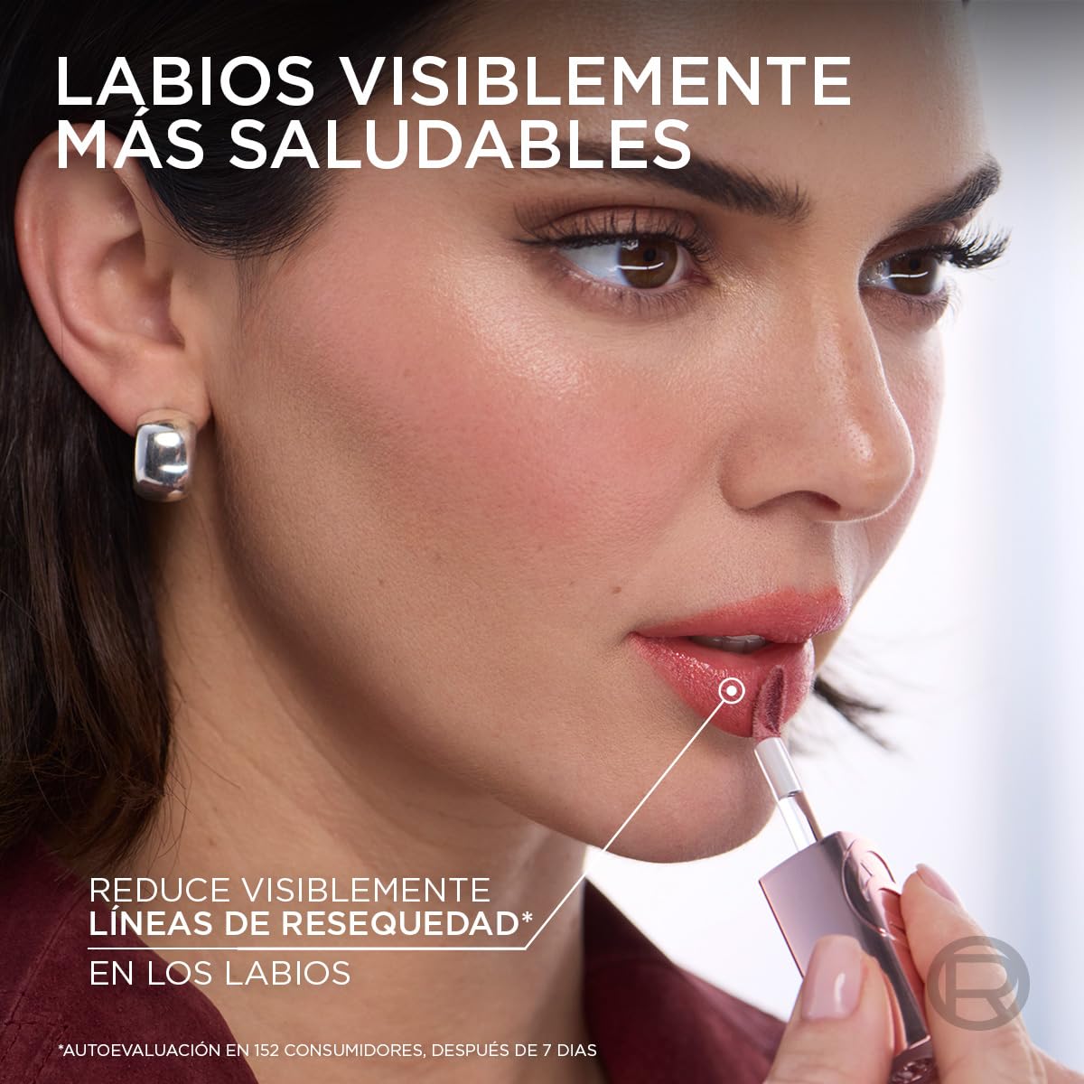 L'Oréal Paris Hyaluron Tint, Tinta en Sérum para Labios y Mejillas, Hidratación instantánea, Color Duradero y Sensación ligera, Multiusos, Tono 640 Tea Time
