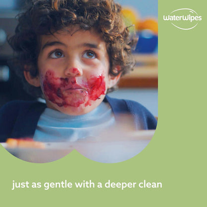 WaterWipes Hand Face Baby Wipes With Soapberry - 240 Wipes (4 Pack Of 60Count)
