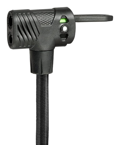 Schwinn Bomba de pie de Alta presión, Base de Aire y Base de Aire Plus, medidor de presión de Aire zonificado, se Adapta Tanto a Schrader como a Presta, máximo 120 PSI