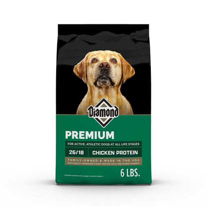 Diamond Premium Alimento para Perro Adulto Activo | Fórmula para perros adultos activos, alta proteína y energía, nutrición completa y