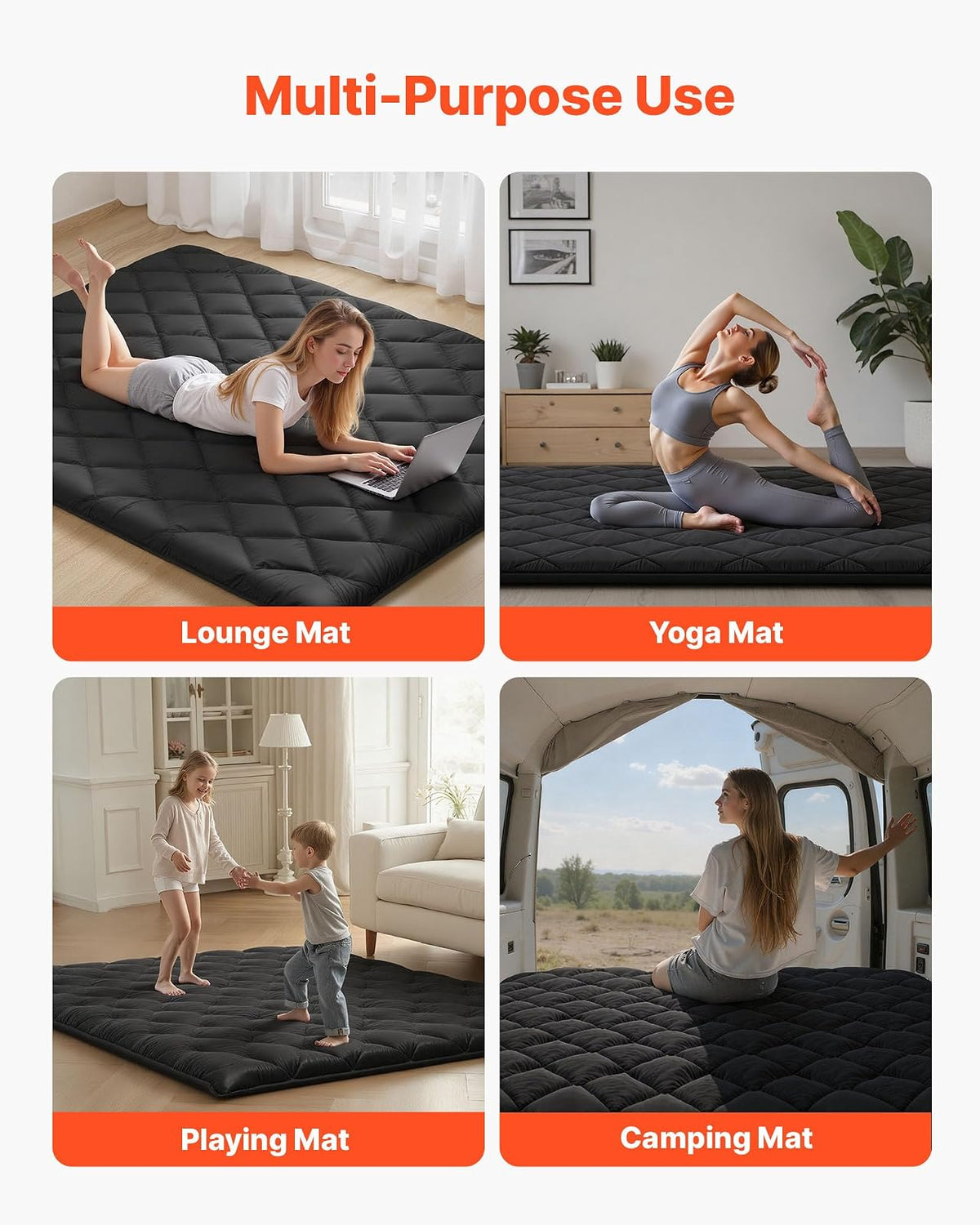 Colchones japoneses VEVOR Tatami Mat