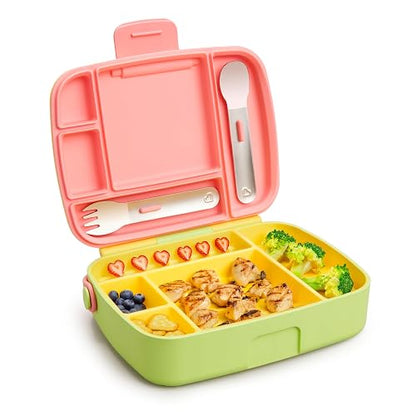 Munchkin Bento Box - Lunchera infantil, color amarillo