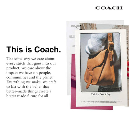 Coach Crystal Signature - Bolsa para mujer, Negro, One Size
