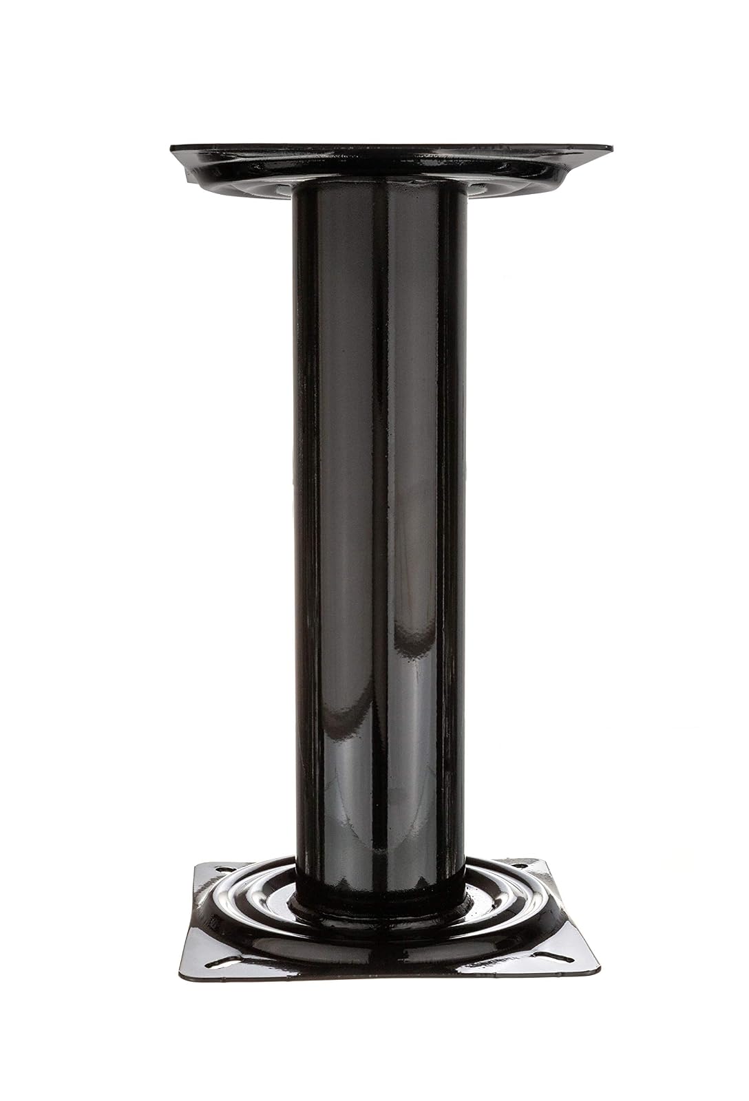 Swivl-Eze 91320 Pedestal para Asiento de Barco con Acabado Recubierto de Polvo Negro, 13 Pulgadas