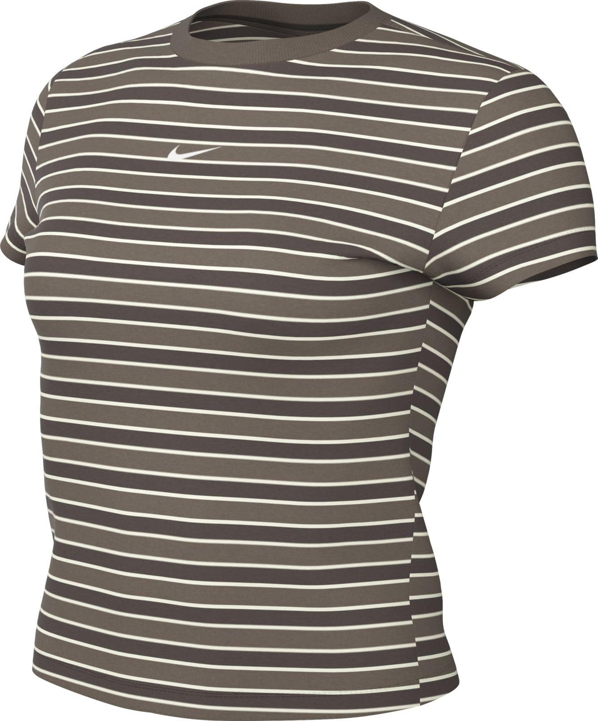 Nike Sportswear Chill Knit Playera Rayas Mujer - XL - Marrón visón