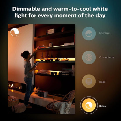 Philips Hue Kit Inicial Tira de luz Inteligente para interiores 2M - Versión 4 Bluetooth