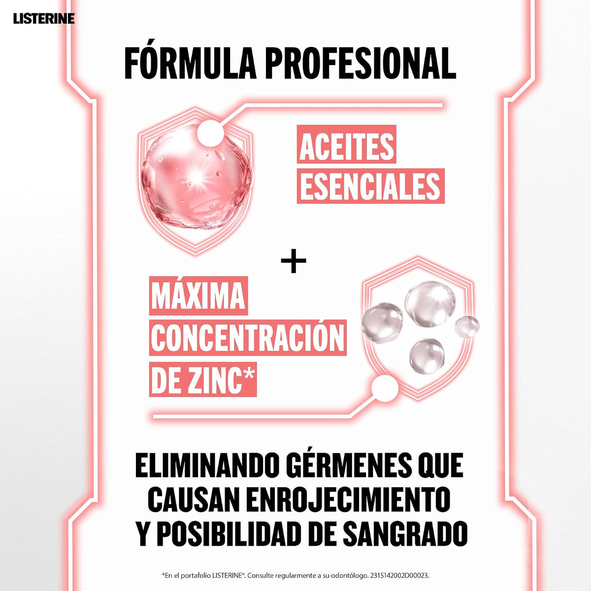 LISTERINE® Enjuague Bucal PROFESIONAL​ EXPERTO EN ENCÍAS 250mL