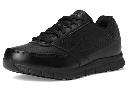 Skechers Nampa-wyola Zapatos para Servicio de Alimentos para Mujer | Trabajo, antideslizante, peligro eléctrico, ajuste relajado, espuma viscoelástica