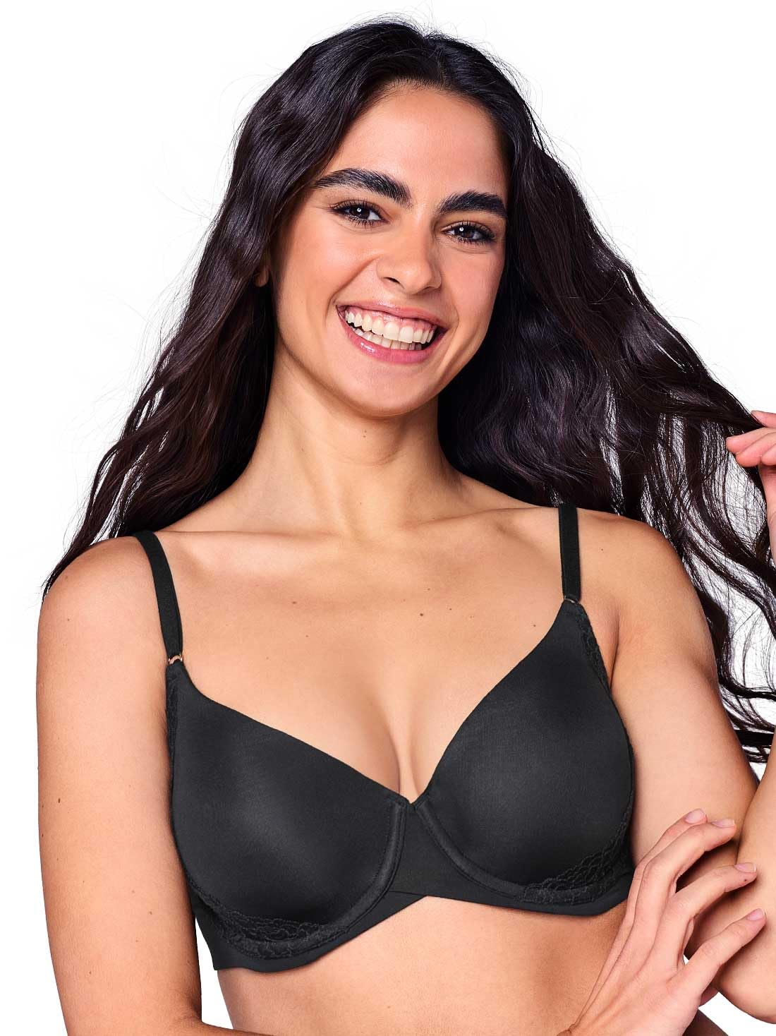 Ilusion Mujer Brasier Tirantes Convertibles a Racerback Varilla Suave 70186