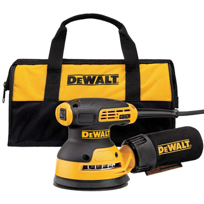 DEWALT Lijadora Orbital 5" (127mm) 280W con Bolsa de Herramientas, DWE6423K | Lijadora Orbital 5" (127mm), Incluye Bolsa de Herramientas, 280W