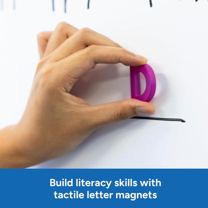 Educational Insights Multicolored Uppercase AlphaMagnets. Juego de 42 Letras mayúsculas: Perfecto para la Escuela en el hogar y el Aula, a Partir de 3 años