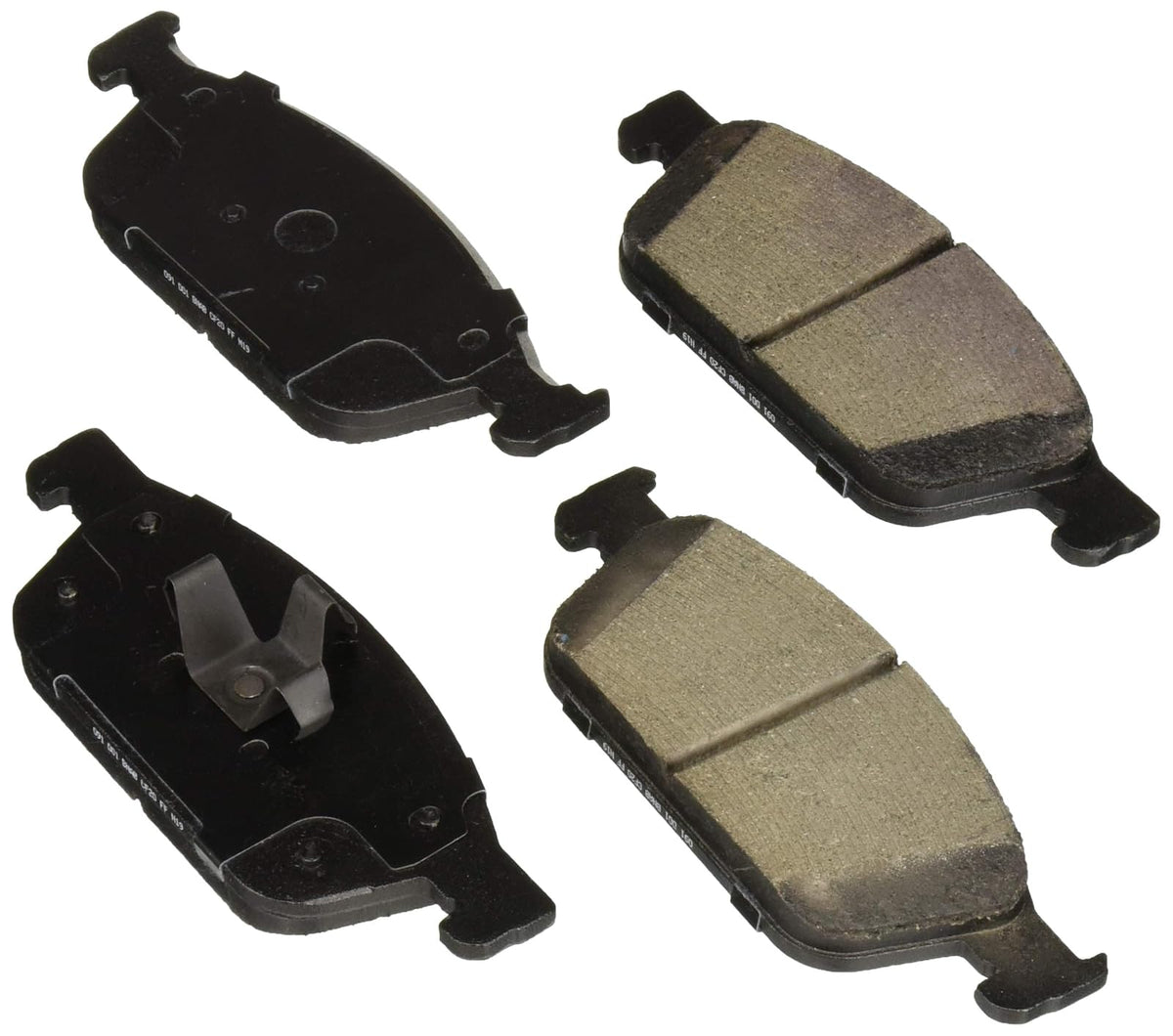 Bosch Blue Pastillas de Freno de Disco Semimetálicas, Compatibilidad según Modelo - BE1645H - Disco Azul