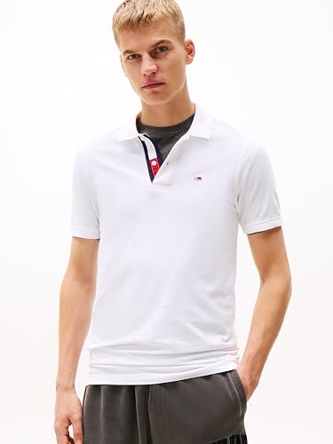 Tommy Hilfiger. Playera Polo para Hombre Corte Ajustado