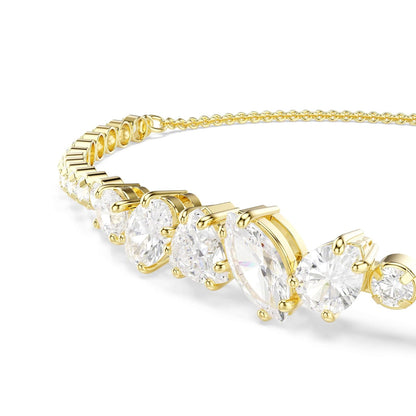 Pulsera Mesmera, Tallas mixtas, Blanca, Acabado en oro de 18 quilates