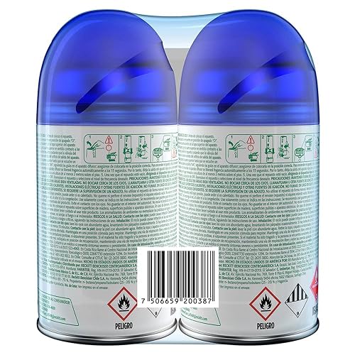 Air Wick Freshmatic Aromatizante Automático, Bambú y Pepino, 2 repuestos de 250 ml c/u