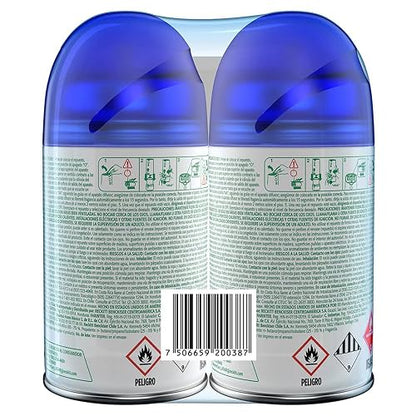 Air Wick Freshmatic Aromatizante Automático, Bambú y Pepino, 2 repuestos de 250 ml c/u