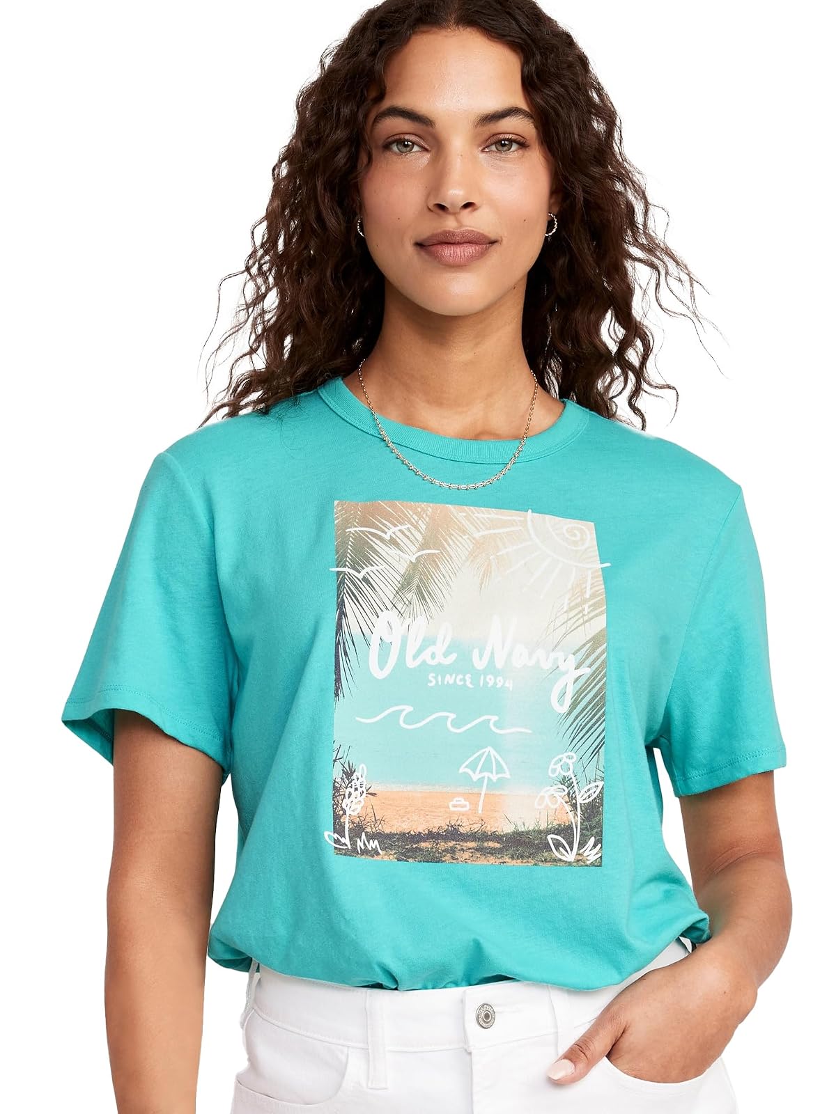 OLD NAVY 655280-003L Playera, Mujer