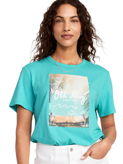 OLD NAVY 655280-003L Playera, Mujer