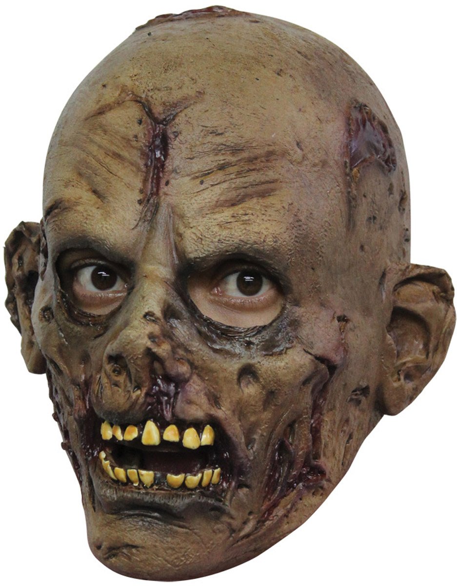 Máscara para Niño de Zombie Muerto Viviente, Máscaras para Niños de Zombi Talla Pequeña Ideal para Halloween y Fiestas de Disfraces