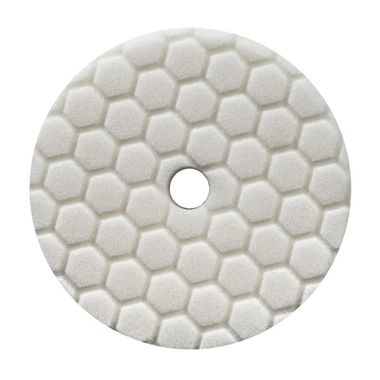 Chemical Guys Almohadilla pulidora Hex-Logic Quantum Light-Medium, Blanca (Almohadilla de 6,5" para Plato de Apoyo de 6")
